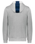 augusta sportswear 6865 three-season fleece pullover hoodie Back Thumbnail