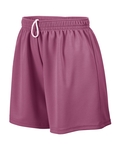 Augusta Sportswear 961 Girls Wicking Mesh Shorts Front Thumbnail