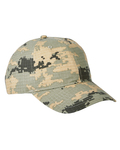 Big Accessories BX018 Unstructured Camo Cap Front Thumbnail