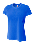 a4 nw3264 ladies' shorts sleeve spun poly t-shirt Front Thumbnail