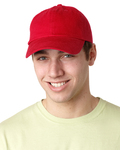 adams aceb101 brushed cotton six-panel twill cap Front Thumbnail