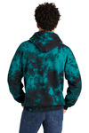 port & company pc144 crystal tie-dye pullover hoodie Back Thumbnail