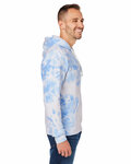 j america ja8861 adult tie-dye pullover hooded sweatshirt Side Thumbnail