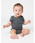 american apparel 4001w infant baby rib short-sleeve one-piece Front Thumbnail