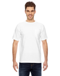 bayside ba7100 adult 6.1 oz., 100% cotton pocket t-shirt Front Thumbnail