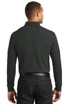 Port Authority K100LS Long Sleeve Core Classic Pique Polo Back Thumbnail