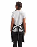 artisan collection by reprime rp154 unisex 'colours' recycled bib apron with pocket Back Thumbnail