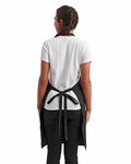 artisan collection by reprime rp154 unisex 'colours' sustainable pocket bib apron Back Thumbnail