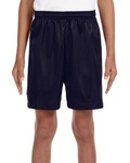 A4 NB5301 Youth Six Inch Inseam Mesh Short Front Thumbnail