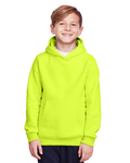 team 365 tt96y youth zone hydrosport™ heavyweight pullover hooded sweatshirt Front Thumbnail