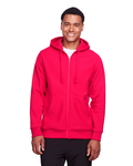 Team 365 TT95 Men's Zone HydroSport™ Heavyweight Full-Zip Hooded Sweatshirt Back Thumbnail
