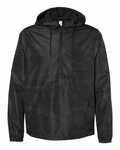 Independent Trading Co. EXP54LWP Unisex Lightweight Quarter-Zip Windbreaker Pullover Jacket Front Thumbnail