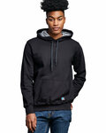 russell athletic 82onsm cotton rich fleece hooded sweatshirt Front Thumbnail