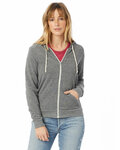 alternative 09573f2 women's adrian eco ™ -fleece zip hoodie Front Thumbnail