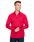 a4 n4268 adult daily polyester 1/4 zip Side Thumbnail