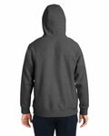 Team 365 TT97 Unisex Zone HydroSport™  Heavyweight Quarter-Zip Hooded Sweatshirt Back Thumbnail