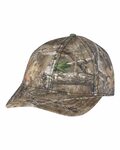 outdoor cap cwf315 camo cap with american flag undervisor Side Thumbnail
