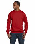 hanes p1607 unisex ecosmart® 50/50 crewneck sweatshirt Front Thumbnail