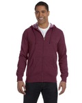 econscious EC5680 Men's Organic/Recycled Heathered Full-Zip Hooded Sweatshirt Side Thumbnail