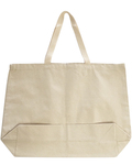 oad oad108 jumbo 12 oz gusseted tote Front Thumbnail