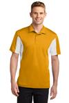 sport-tek st655 side blocked micropique sport-wick ® polo Front Thumbnail