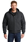 CornerStone J763H Duck Cloth Hooded Work Jacket Front Thumbnail