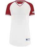 Russell Athletic R01X3X Ladies Classic V-Neck Jersey Front Thumbnail