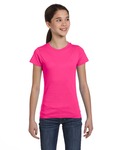 LAT 2616 Girls' Fine Jersey T-Shirt Front Thumbnail