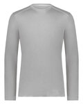 holloway 222138 adult essential long sleeve t-shirt powered by coolcore Front Thumbnail