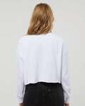 Independent Trading Co. AFX24CRP Women's Lightweight Cropped Crew Pullover Back Thumbnail