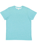 lat 6191 youth harborside melange jersey t-shirt Front Thumbnail