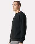 american apparel rf496 unisex reflex fleece crewneck sweatshirt Side Thumbnail