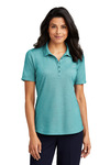 Port Authority LK830 Ladies Fine Pique Blend Polo Front Thumbnail