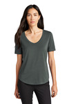 mercer+mettle mm1017 women's stretch jersey relaxed scoop Front Thumbnail