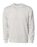 Independent Trading Co. PRM3500 Midweight Pigment-Dyed Crewneck Sweatshirt Front Thumbnail