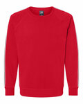 j america 8641 adult rival crewneck sweatshirt Front Thumbnail