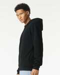 american apparel rf497 reflex fleece unisex full zip hoodie Side Thumbnail