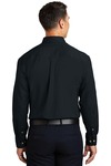 Port Authority S600T Long Sleeve Twill Shirt Back Thumbnail