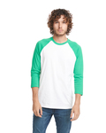 Next Level 6251 Unisex CVC 3/4 Sleeve Raglan Baseball T-Shirt Front Thumbnail