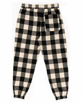 burnside b8810 unisex flannel jogger Back Thumbnail