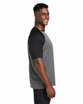Team 365 TT62 Unisex Zone Colorblock Raglan T-Shirt Side Thumbnail