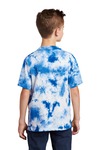port & company pc145y youth crystal tie-dye tee Back Thumbnail