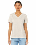 Bella + Canvas 6405 Ladies' Relaxed Jersey V-Neck T-Shirt Front Thumbnail