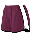 Augusta Sportswear 1265 Ladies Pulse Shorts Front Thumbnail