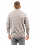 burnside 32-3901 men's sweater knit jacket Back Thumbnail