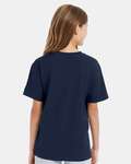 Hanes 498Y Perfect-T Youth T-Shirt Back Thumbnail