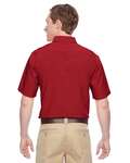 Harriton M610S Men's Paradise Short Sleeve Performance Shirt Back Thumbnail