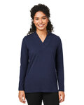 Devon & Jones DP121W Ladies' Raleigh Shawl Collar Knit Top Front Thumbnail