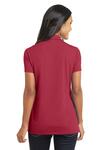 Port Authority L568 Ladies Cotton Touch ™ Performance Polo Back Thumbnail