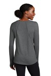 sport-tek lst710 ladies exchange 1.5 long sleeve crew Back Thumbnail